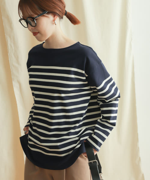 パネルボーダーTシャツ