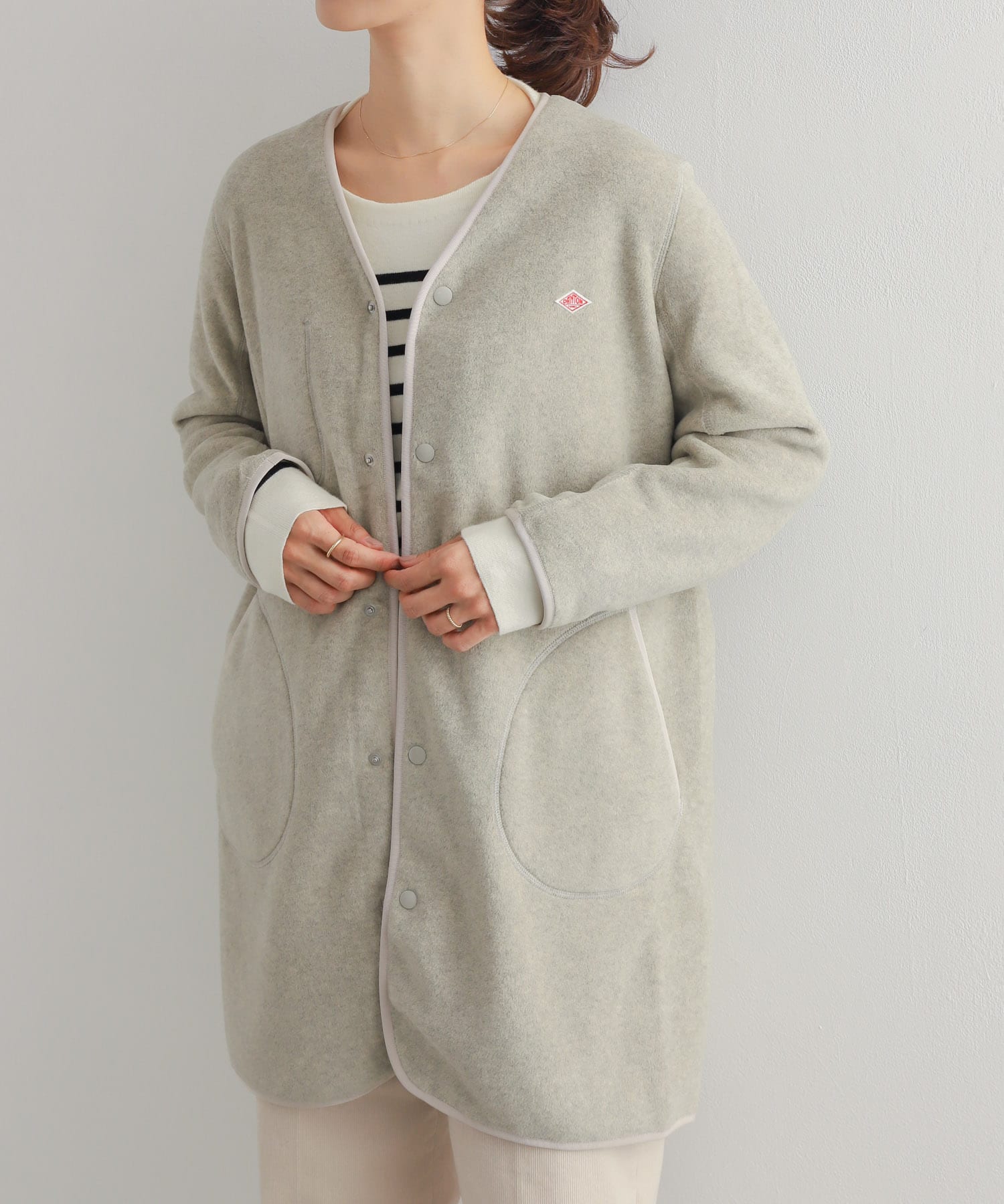 DANTON FLEECE COLLARLESS COAT[JD-8992-DW37]｜URBAN RESEARCH公式