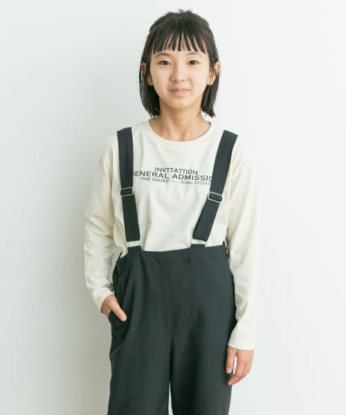 『WEB/一部店舗限定』コットンクルーネックロンTシャツ(KIDS)