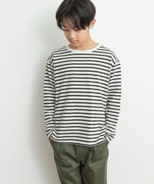 『WEB/一部店舗限定』コットンクルーネックロンTシャツ(KIDS)