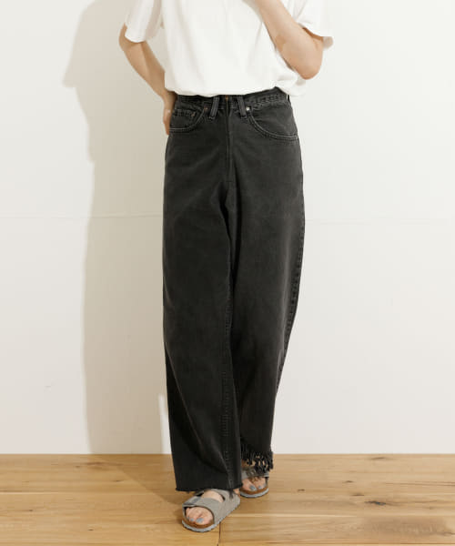 77circa　fringe denim pants 26