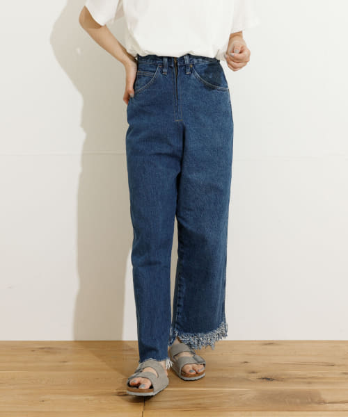 77circa　fringe denim pants 26