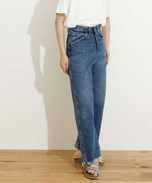 77circa　fringe denim pants 26
