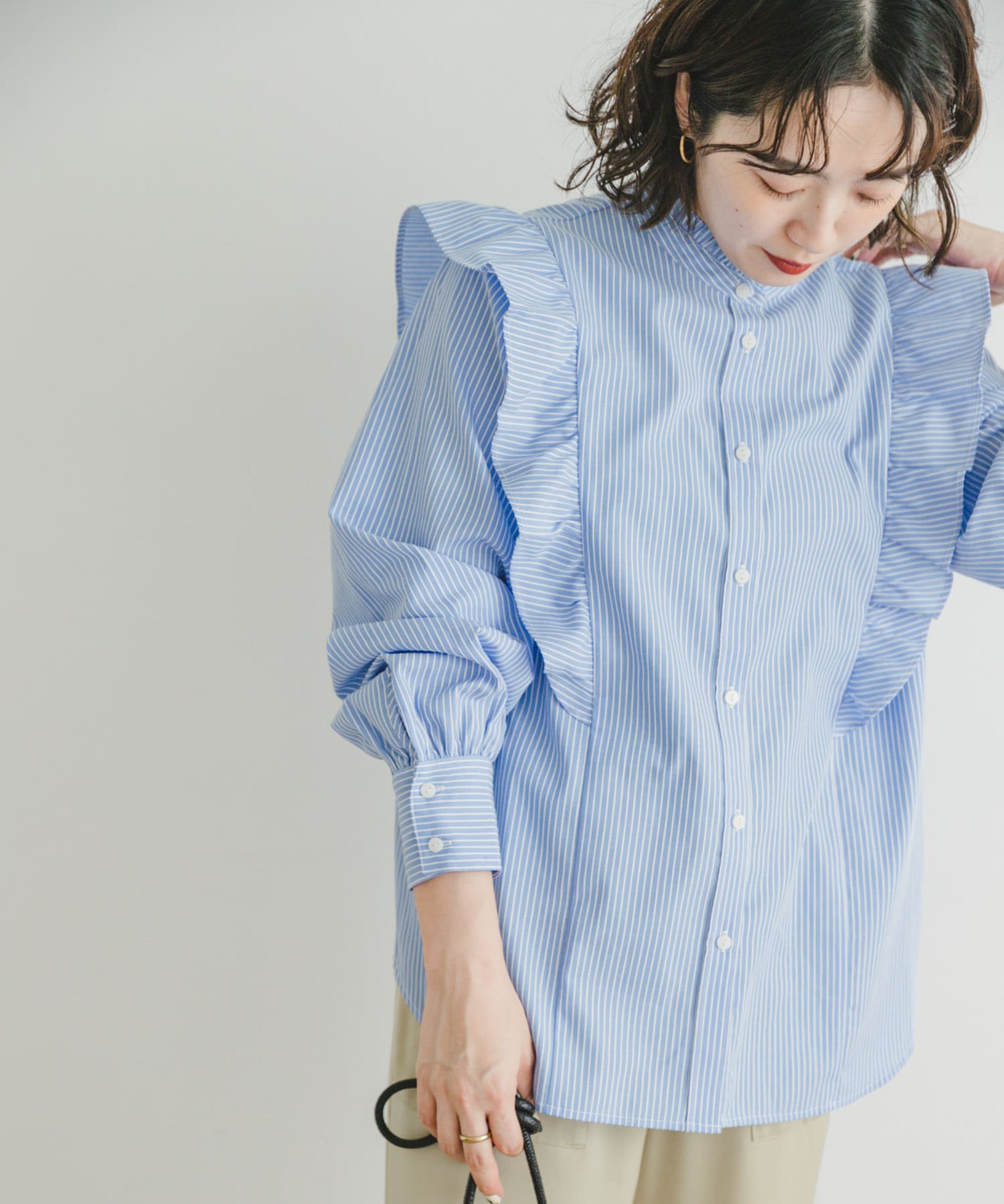 ストライプラッフルブラウス[IT36-23A005]｜URBAN RESEARCH公式 
