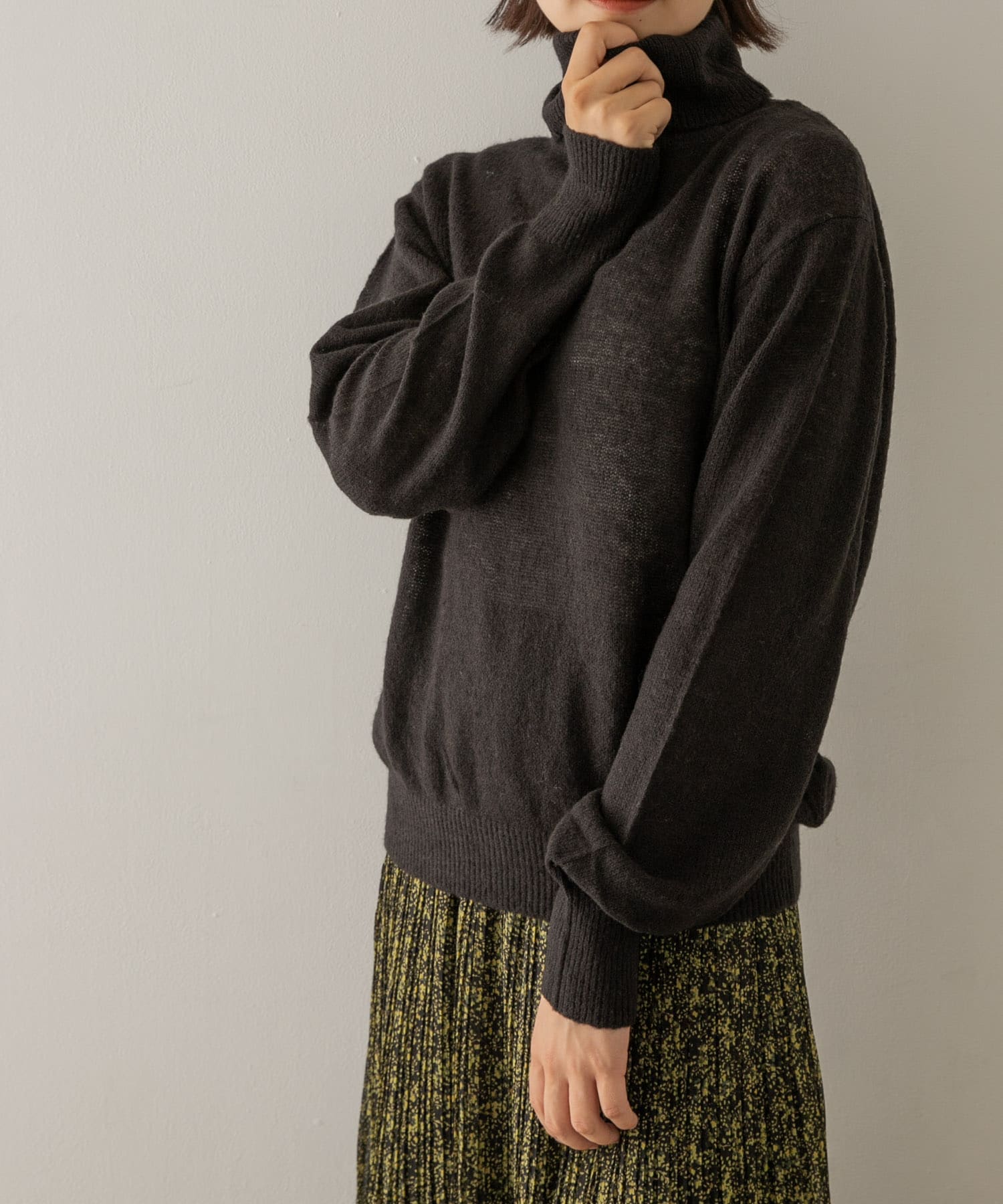 柔らかい Audrey タートルネックロングスリーブプルオーバー Wad John and カットソー(長袖/七分)