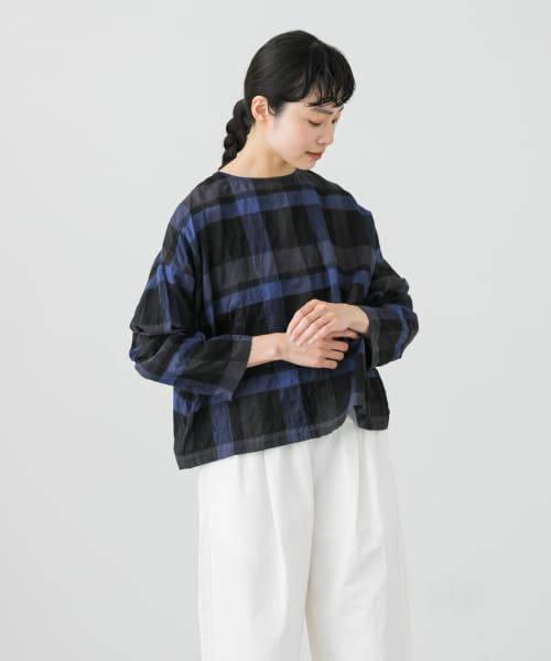 エアリーチェック2WAYカーディガン