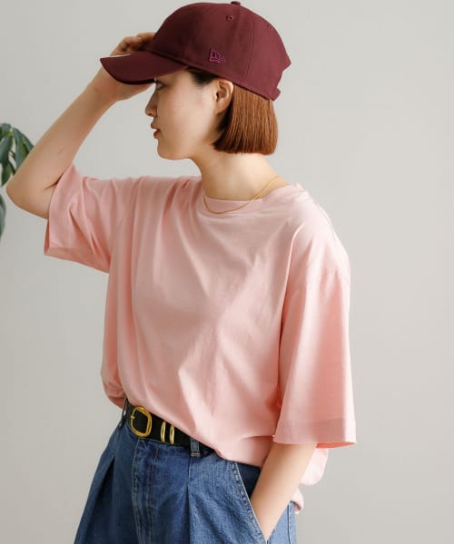 クルーネックルーズTシャツ