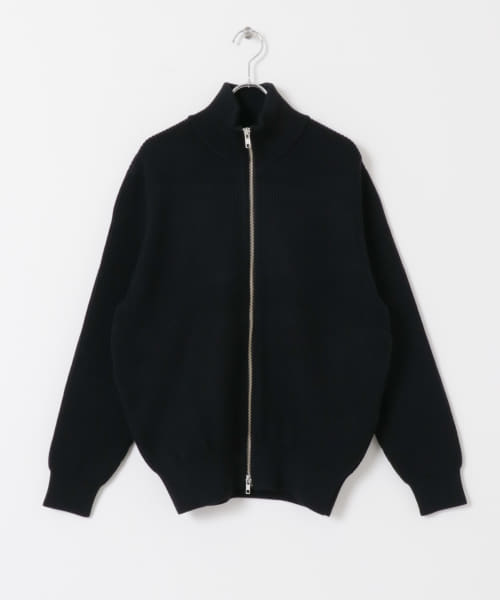 Yonetomi　EX FINE WOOL RIB KNIT BLOUSON
