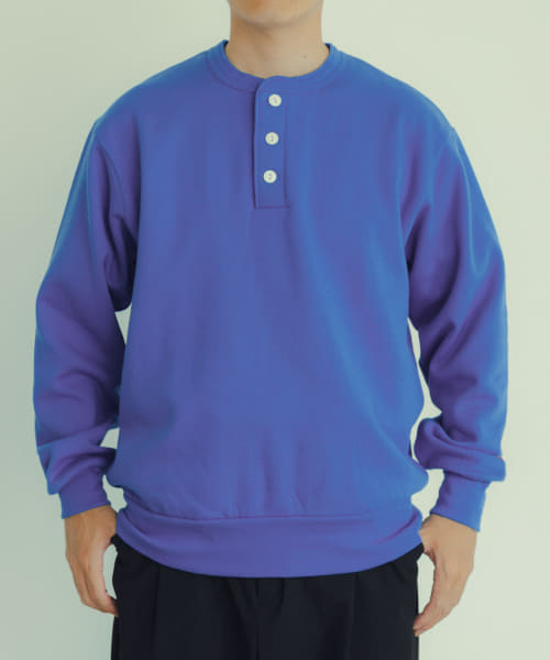 Healthknit　Classic Sweat Henley