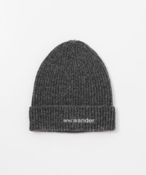 and wander　Shetland wool cap