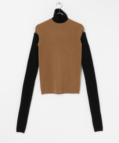TAN　LONG SLEEVES SWEATER
