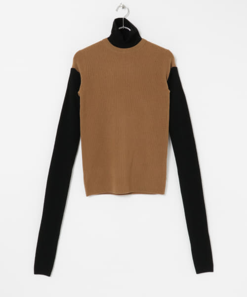 TAN　LONG SLEEVES SWEATER