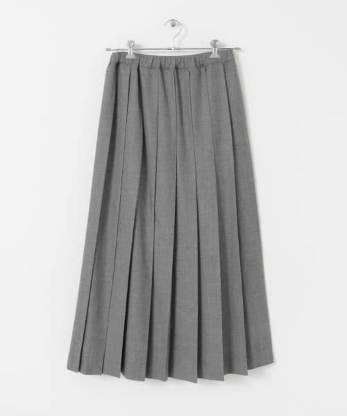 Charpentier de vaisseau　Bianca Wool Pleated Skirt