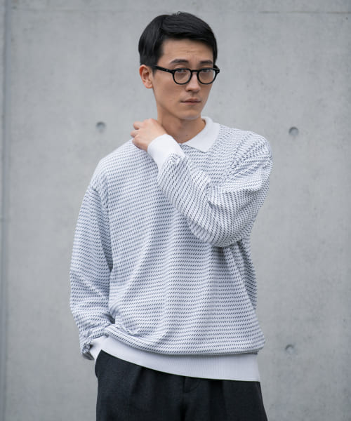 [URBAN RESEARCH][12Gバーズアイポロニット]