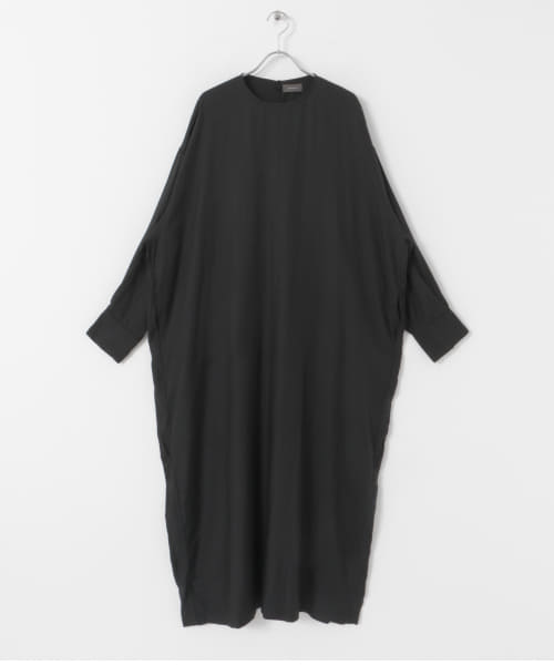 WIRROW　Cupro cotton crewneck dress