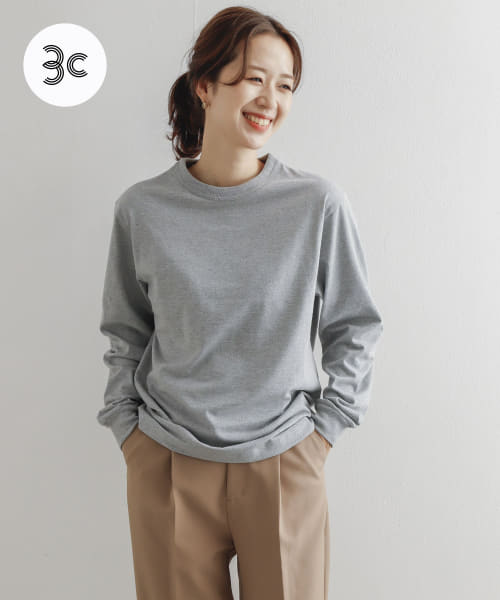 commpost　リサイクルコットンロングスリーブTシャツ