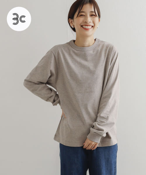 commpost　リサイクルコットンロングスリーブTシャツ