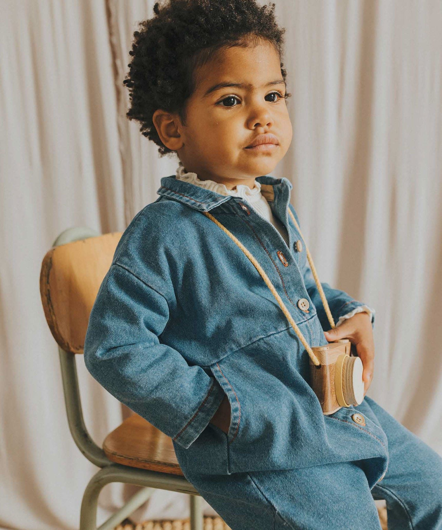 Baby hot sale denim jumper