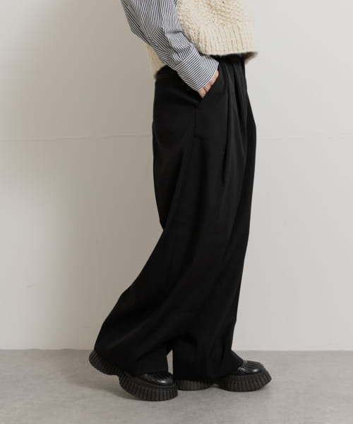 &her　Wool Tack Pants