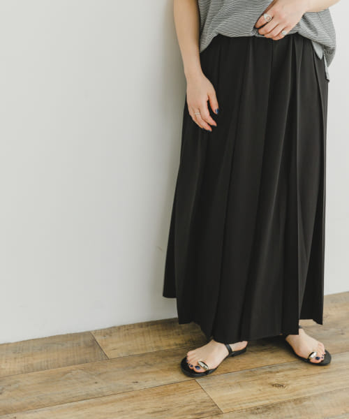 [ITEMS][プリーツイージーワイドパンツ]
