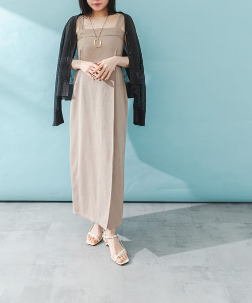[ROSSO][2WAYストレートベアワンピース]