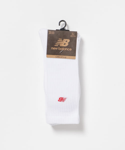 NEW BALANCE　パッチロゴ3Pソックス