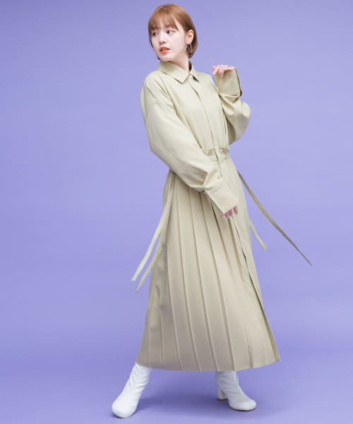 [KBF][プリーツドッキングワンピース]
