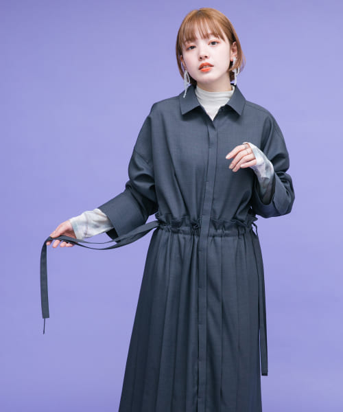 [KBF][プリーツドッキングワンピース]