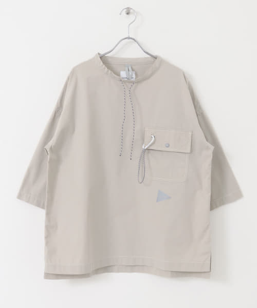 and wander　dry rip long pullover