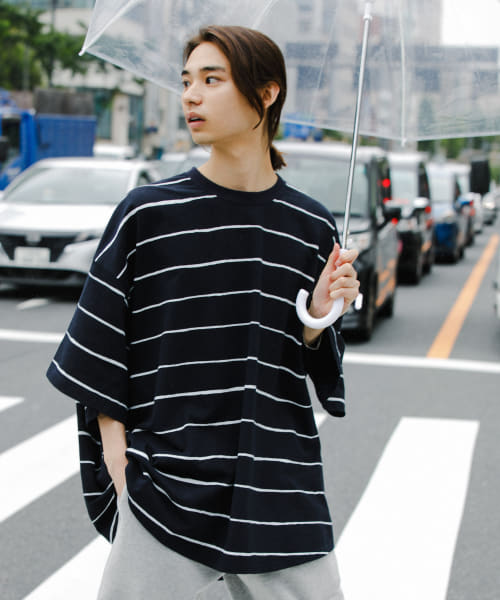 SFC　WIDE SIDE STRIPE TEE