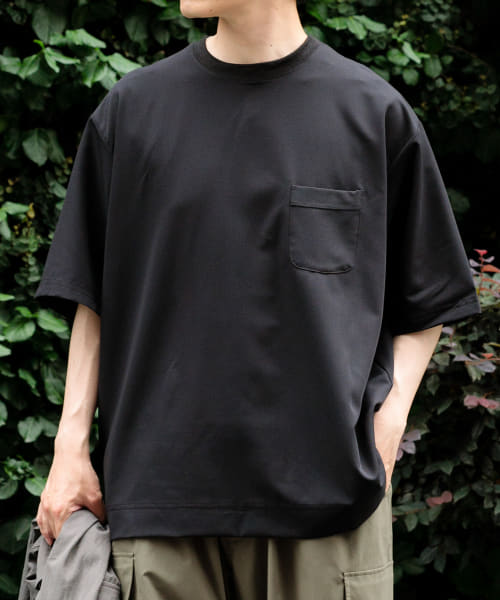 [ITEMS][接触冷感 TRストレッチ 半袖ポケTシャツ]