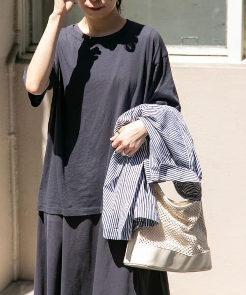 [FORK&SPOON][FORK&SPOON　シアーショートスリーブTシャツ]
