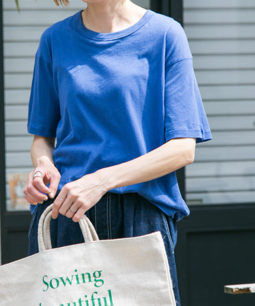 [FORK&SPOON][FORK&SPOON　シアーショートスリーブTシャツ]