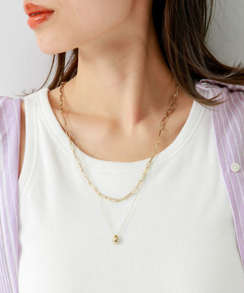 [Sonny Label][ロング2連チェーンネックレス]