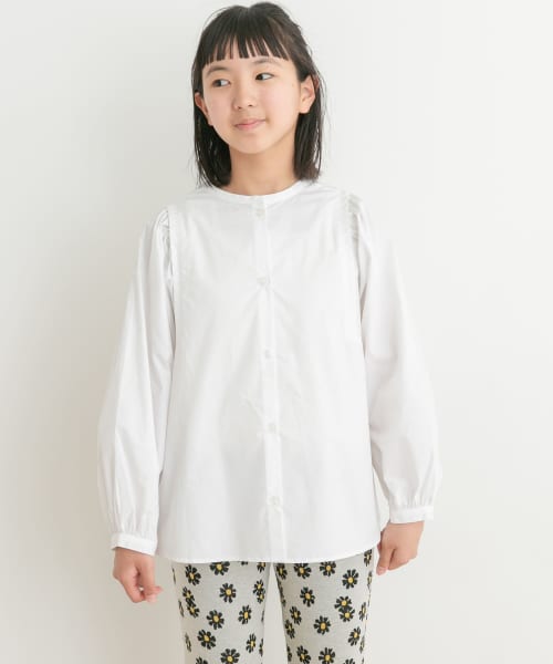 『WEB/一部店舗限定』ボリュームスリーブ2wayブラウス(KIDS)