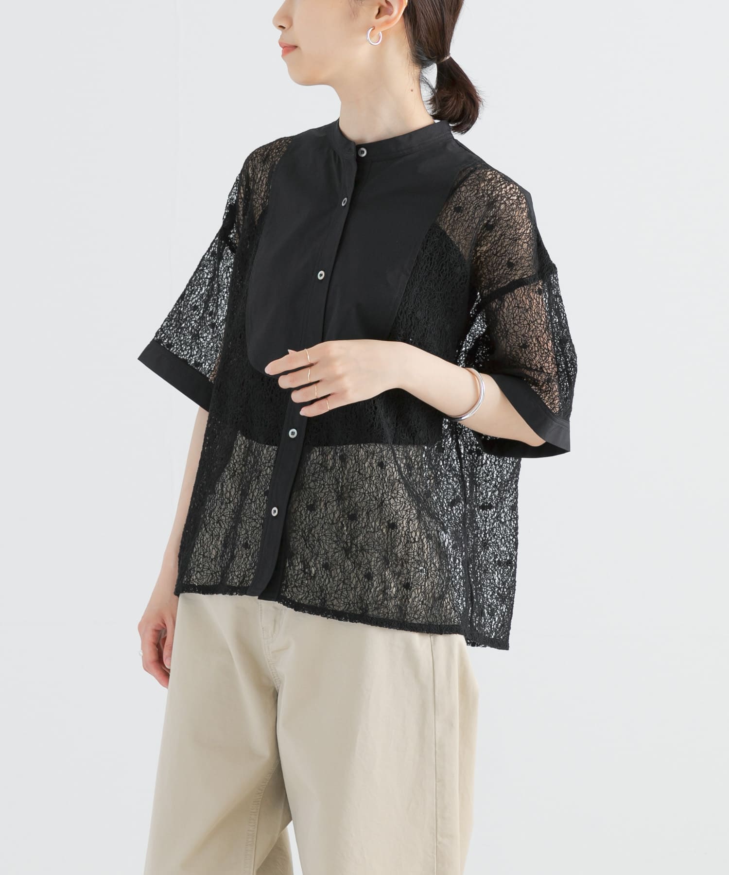 RE ARRIVAL/再入荷 C/Peコードレースブラウス[UR45-23J002]｜URBAN RESEARCH公式 トップス