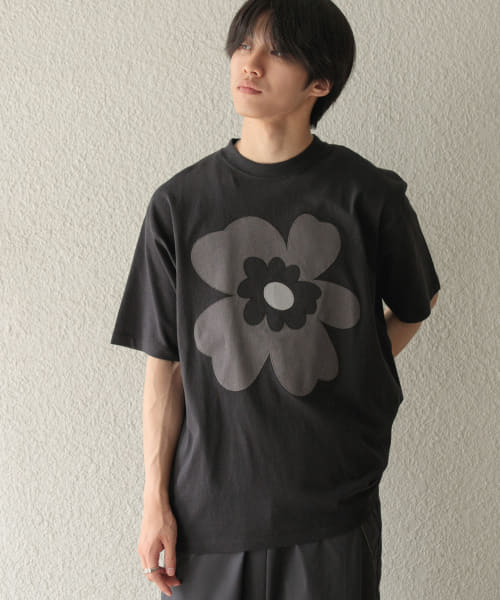 [SENSE OF PLACE][アップリケポップアートTシャツ]
