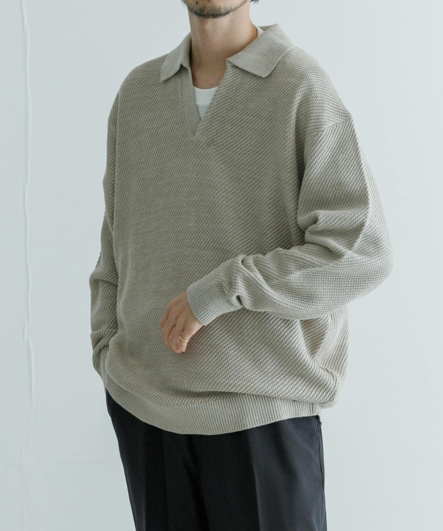 お買い得商品特集 - 販促エクスプレス WAGAMI スキッパー ニット ポロシャツ[UR46-12B007]｜URBAN トップス