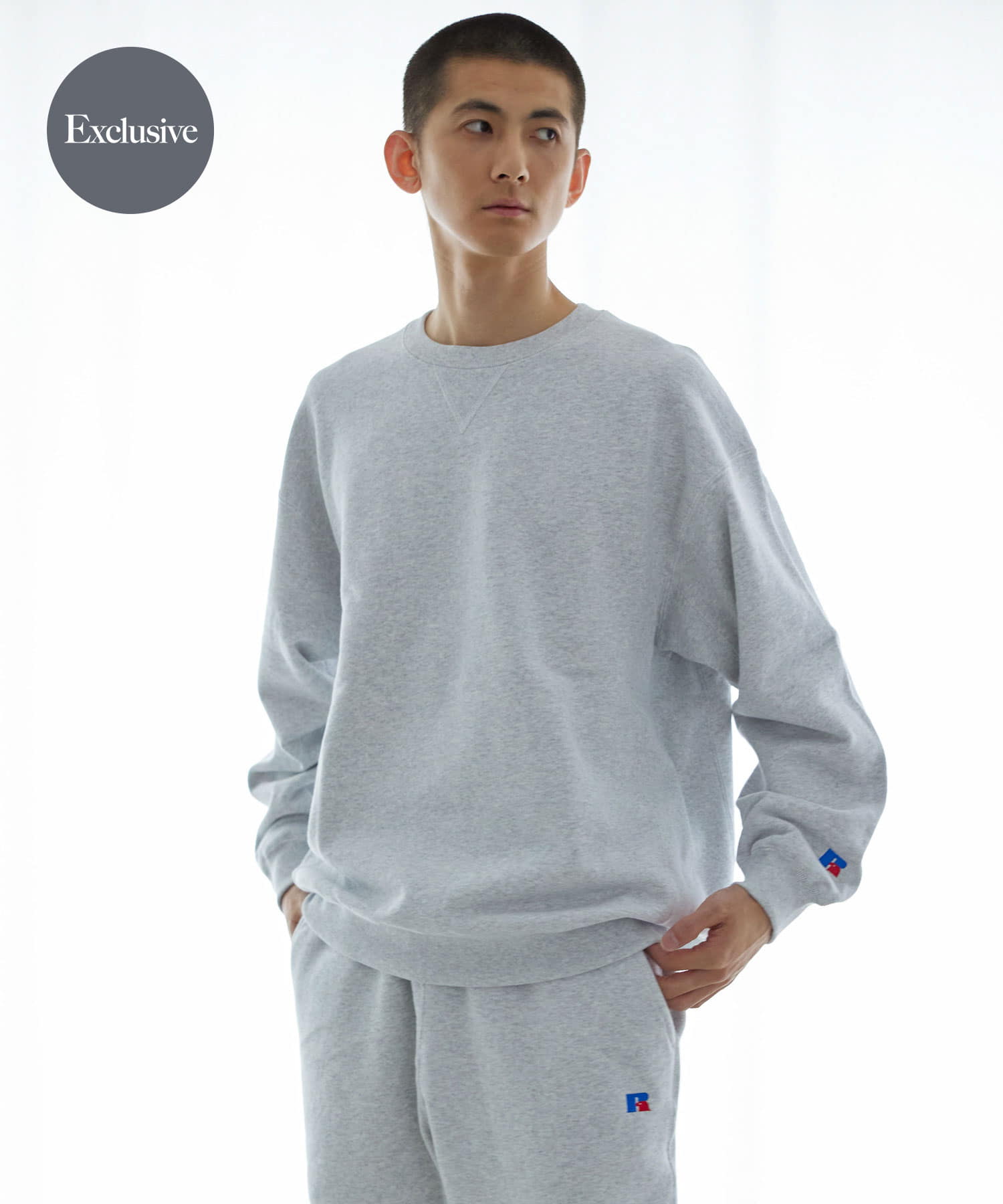別注』RUSSELL ATHLETIC×UR PRO COTTON SWEAT[UR47-11H006