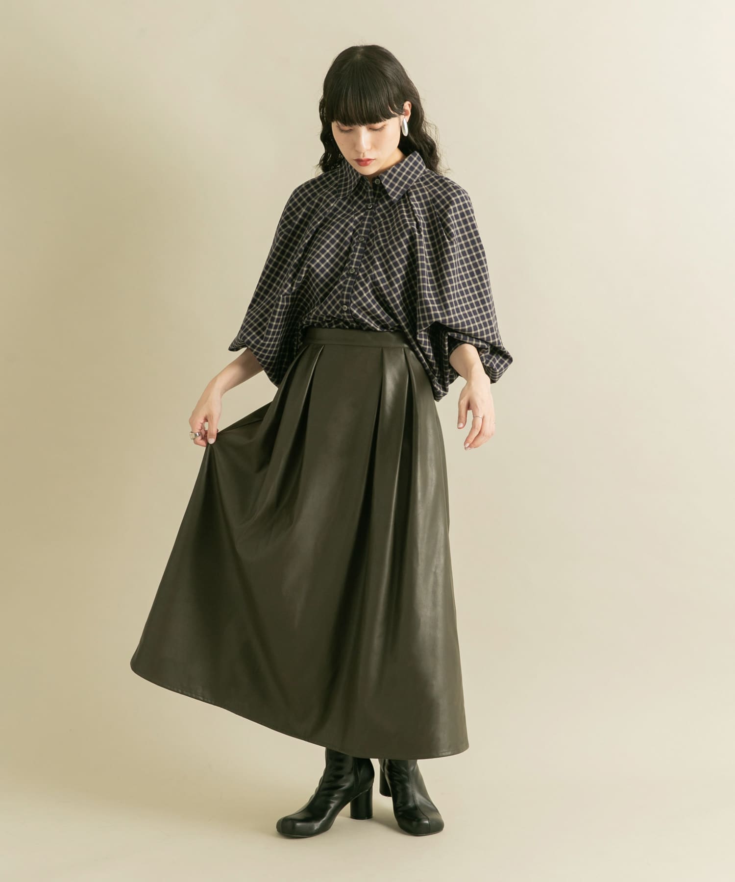 ウォッシャブルフェイクレザースカート[KB46-25J070]｜URBAN RESEARCH公式ファッション通販