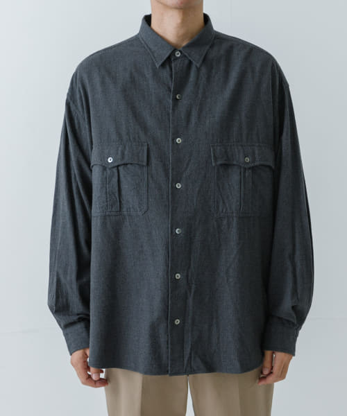 PORTER CLASSIC　ROLL UP FLANNEL SHIRTS