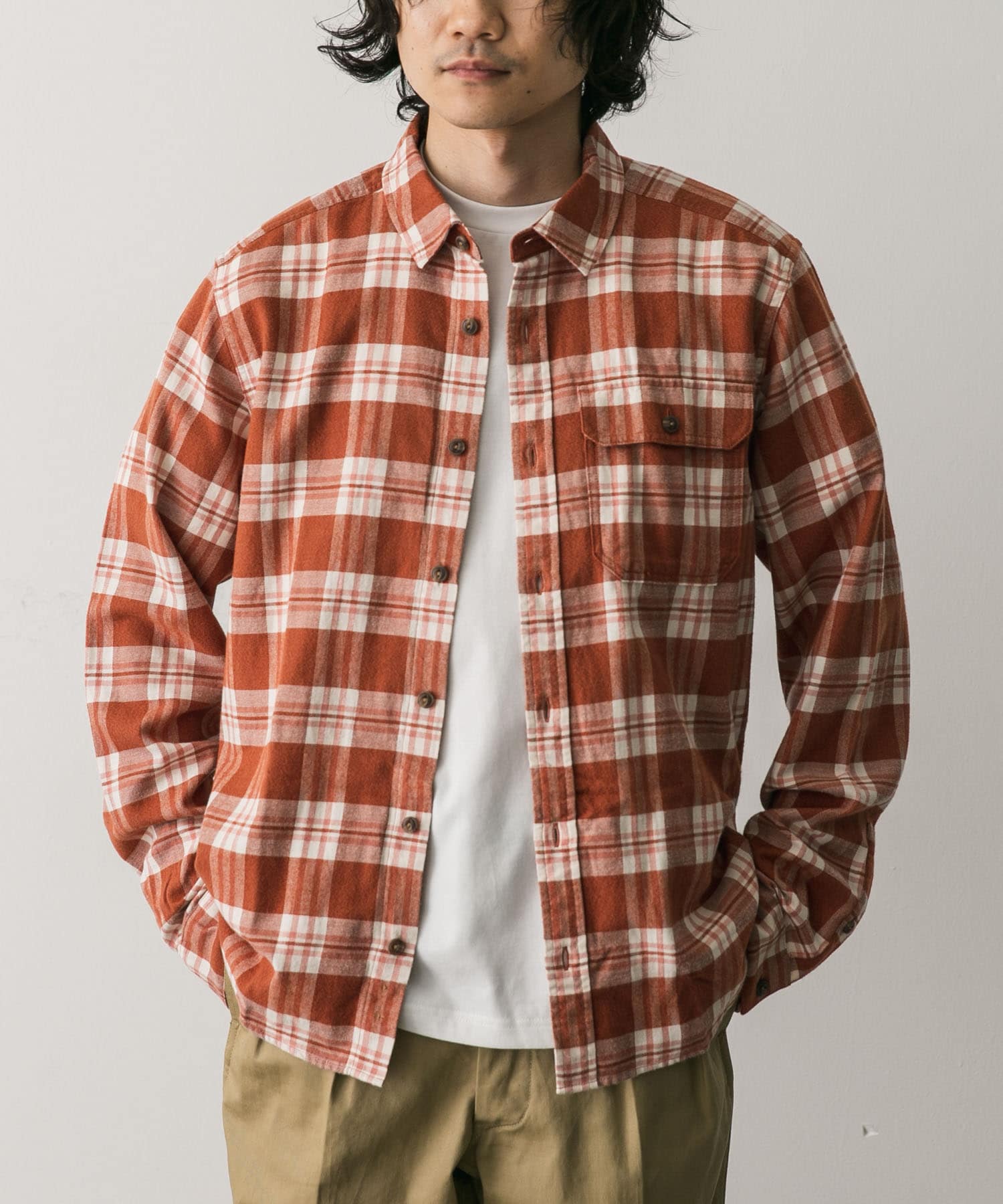 patagonia MsLong-SleeveLWFjordFlannelShirts[DM47-42410