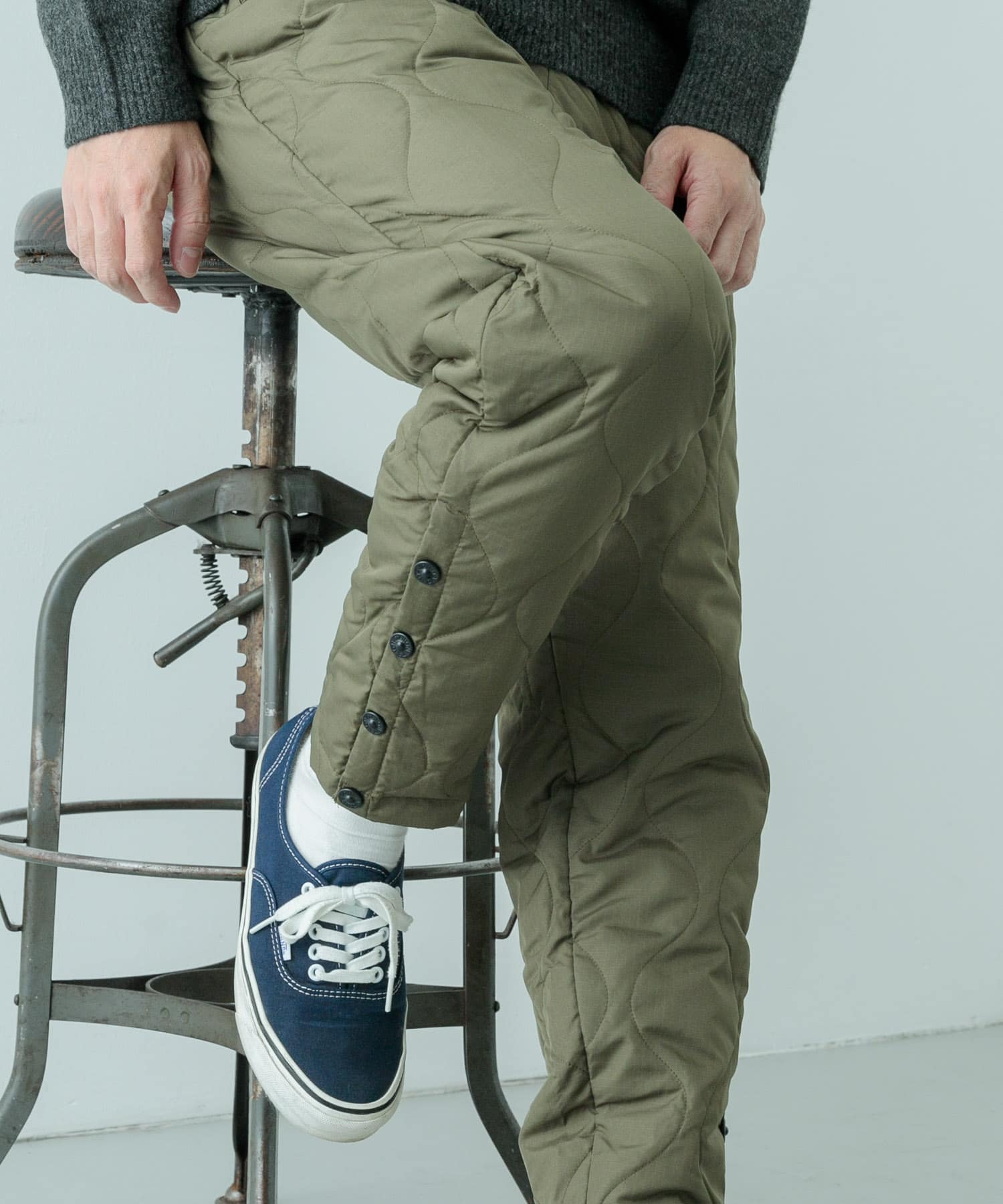 TAION Button Parachute Down Pants[IT47-14C001]｜URBAN