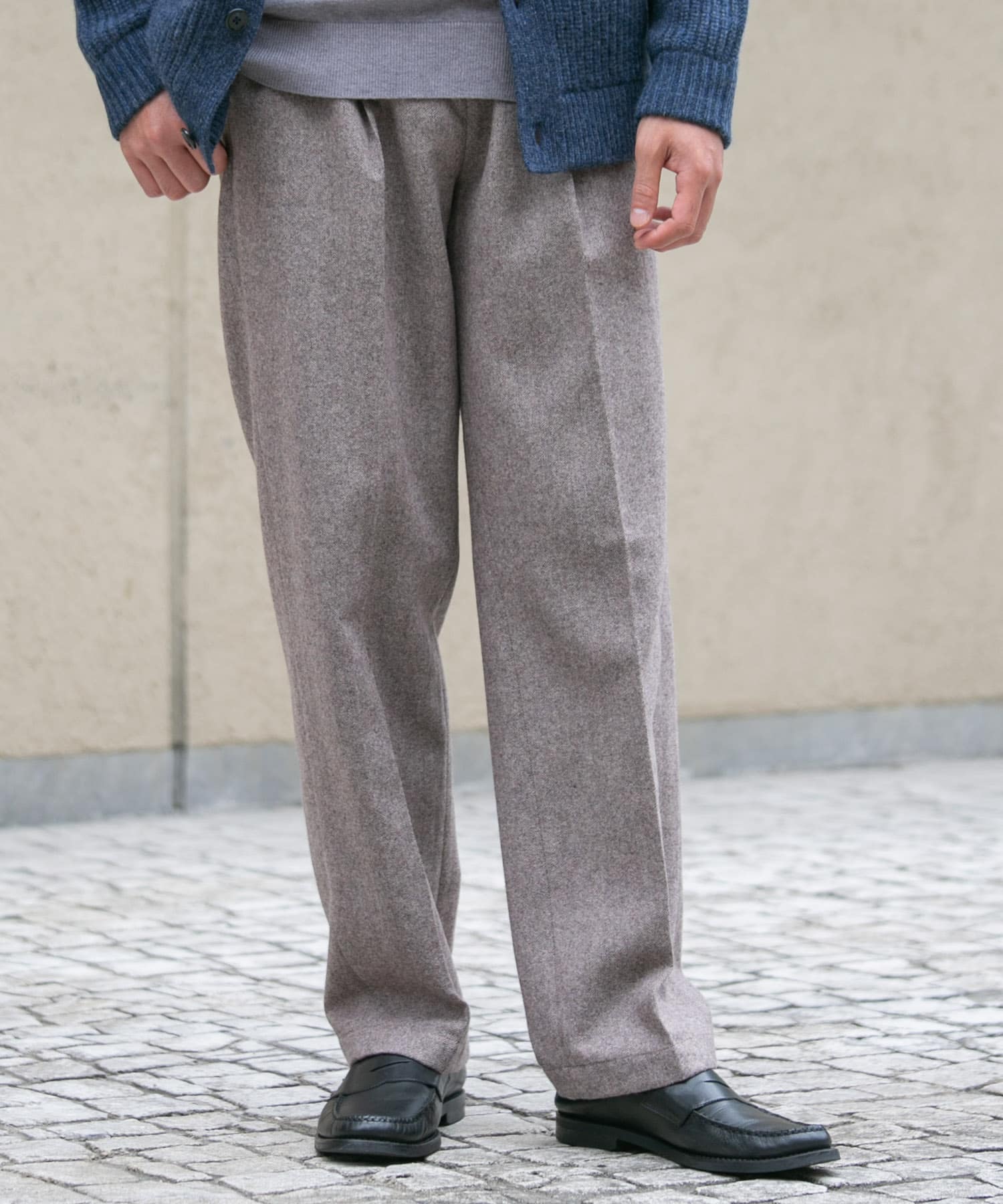 超美品】un/unbient ツイードパンツ