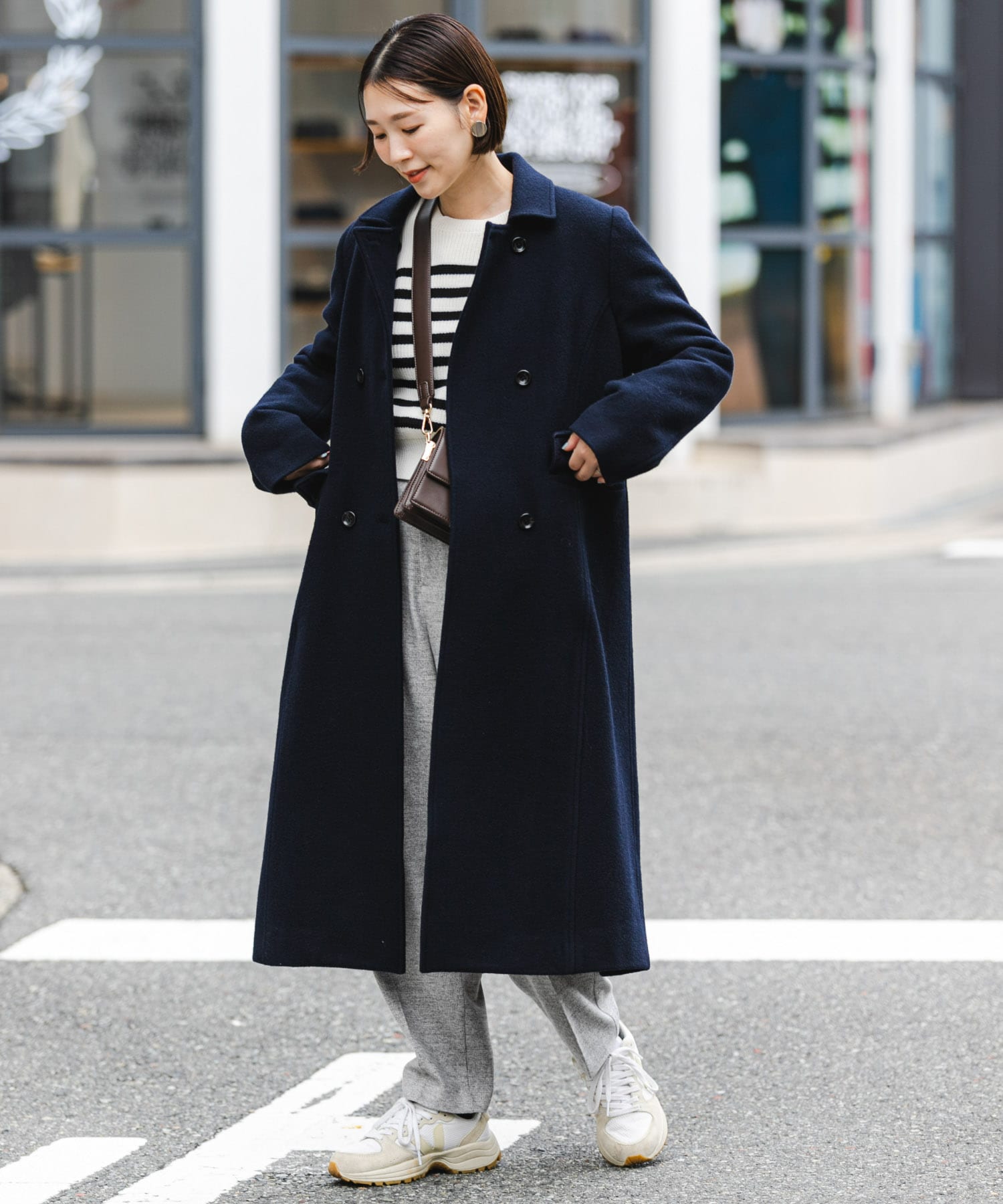 F by ROSSO モッサダブルロングコート[RA47-27F702]｜URBAN