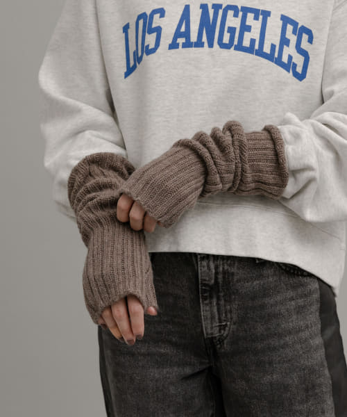 William Brunton Hand Knits　リブアームウォーマー