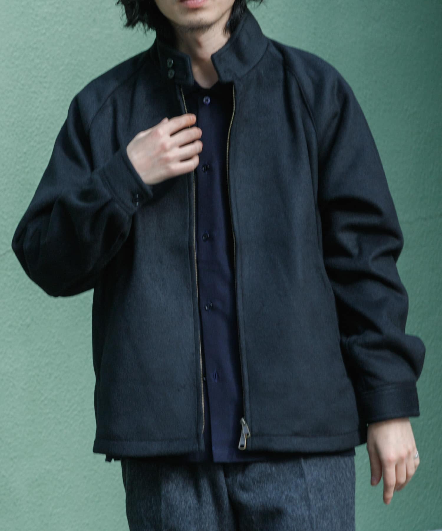 SHAGGY MELTON ハリントンJACKET[UR47-17B017]｜URBAN RESEARCH