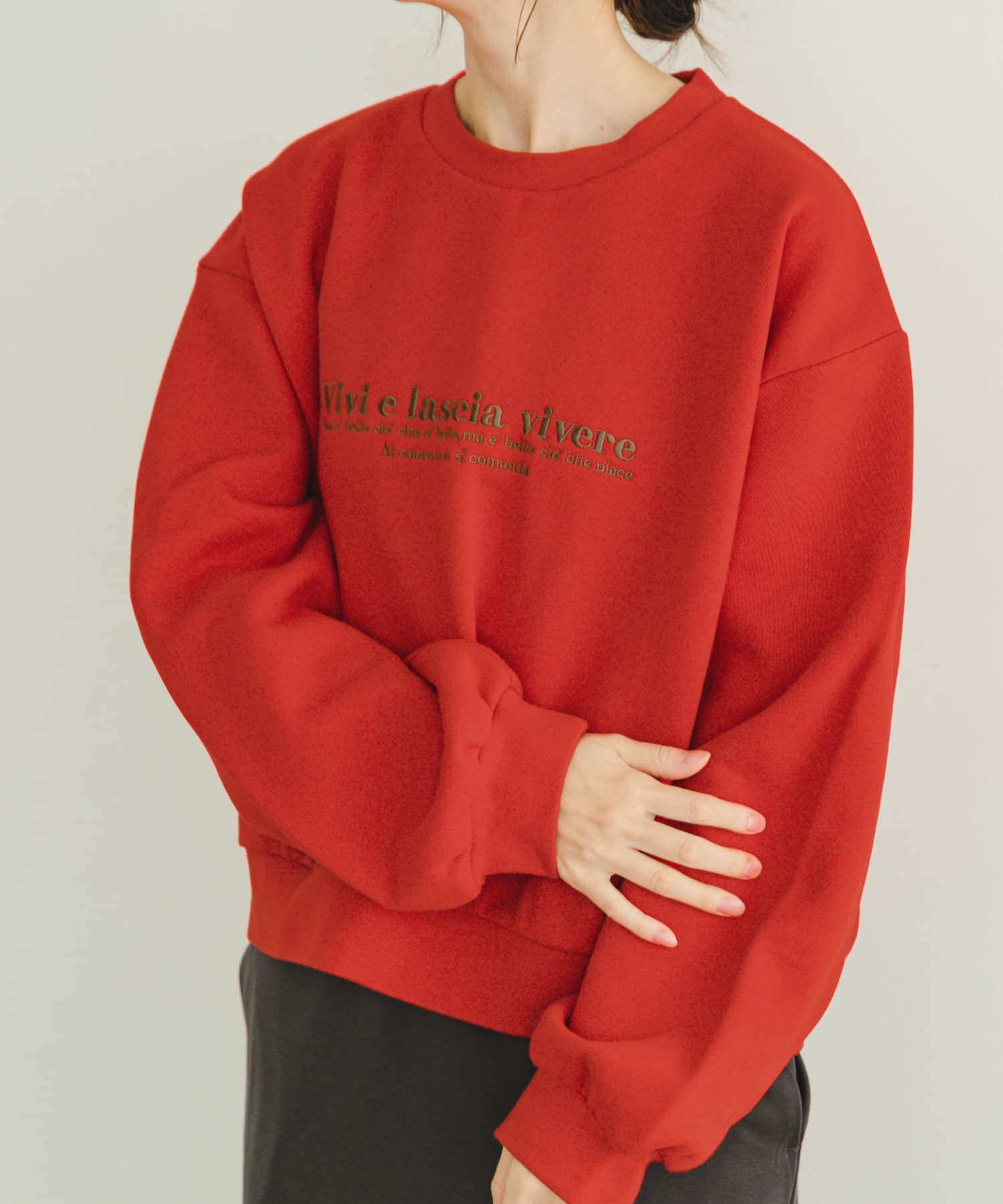 裏起毛刺繍スウェット[IT47-21B001]｜URBAN RESEARCH公式ファッション通販