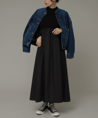 美品⁂センソユニコ⁂ニットチュニック ワンピース ボーダー