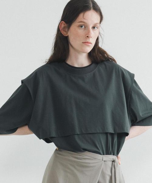 layered big tee